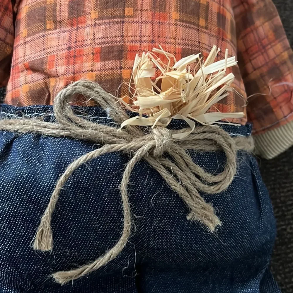 Autumnal Scarecrow Decoration For Tabletop Use- 22” by 15”